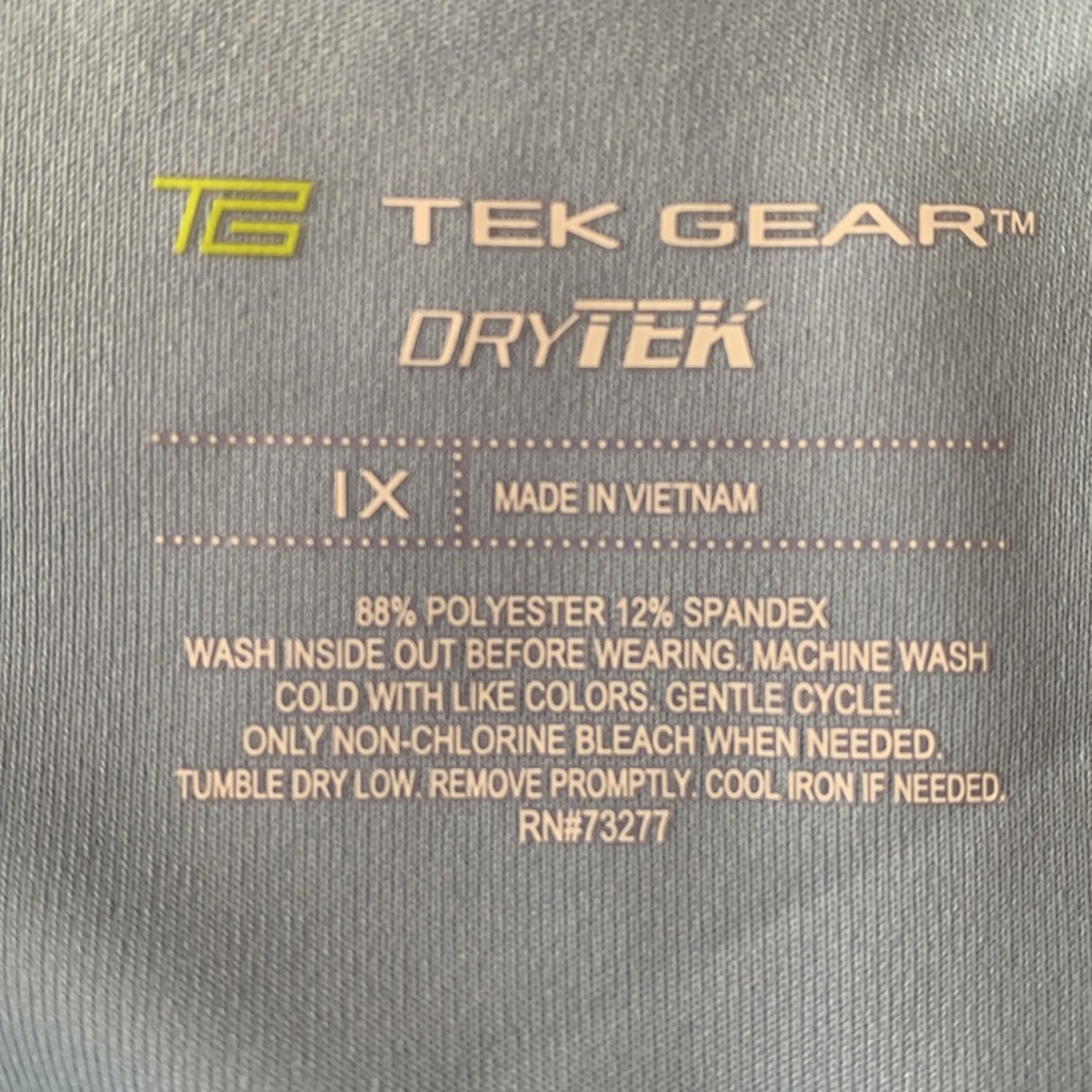 Tek Gear Drytek Multicolor Mid-calf Leggings EUC - Picture 7 of 7
